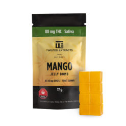 Twisted Extracts THC Jelly Bombs Sativa | Mango | Kush Station