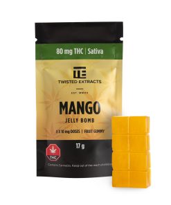 Twisted Extracts THC Jelly Bombs Sativa | Mango | Kush Station
