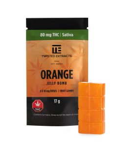 Twisted Extracts THC Jelly Bombs Sativa Orange | Kush Station