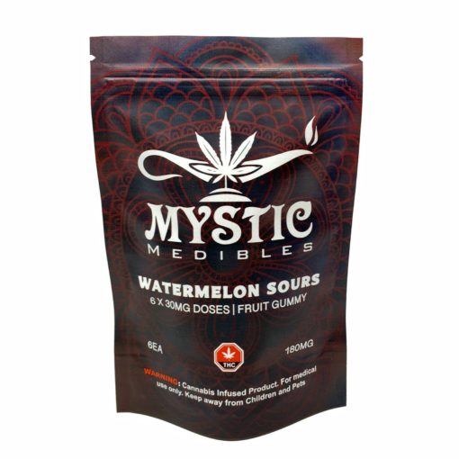 Mystic Edibles Watermelon Sours | Kush Station | Buy Weed Online