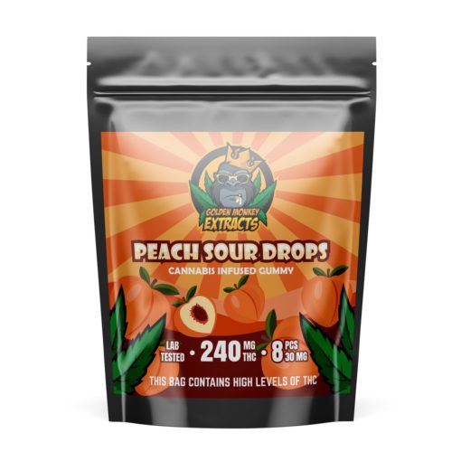 Golden Monkey Extracts Peach Drops | Edibles | Buy Edibles Online