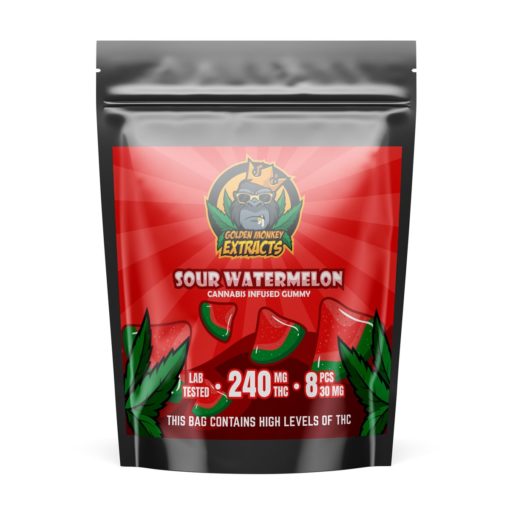 Golden Monkey Extracts Sour Watermelon | Edibles | Buy Edibles Online