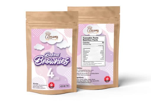 Dreamy Delite Baked Brownies | Edibles | Kush Station | Buy Edibles Online In Canada