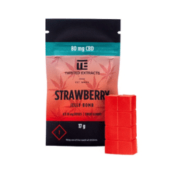 Twisted Extracts CBD Jelly Bombs | Strawberry | Kush Station