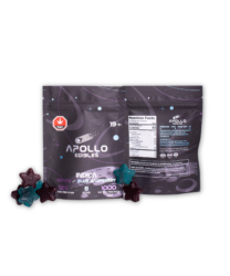 Buy Apollo Edibles - Grape/Blue Raspberry Shooting Stars 1000mg THC Indica at Kush Station Online Retailer