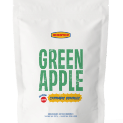 Sour Green Apple | One Stop THC Gummies | Edibles | Kush Station | Buy Edibles Online
