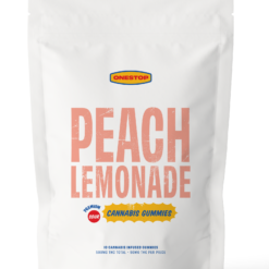 Peach Lemonade | One Stop THC Gummies | Edibles | Kush Station | Buy Edibles Online
