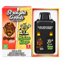Straight Goods – Dual Chamber Vape – Ogre + Pine Tar Kush ( Grams + Grams) ()