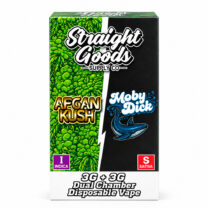 Straight Goods – Dual Chamber Vape – Afghan Kush + Moby Dick ( Grams + Grams) ()