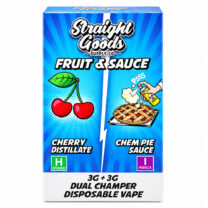 Straight Goods – Dual Chamber Vape – Cherry + Chem Pie ( Grams + Grams) ()