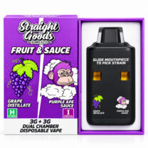 Straight Goods – Dual Chamber Vape – Grape + Purple Ape ( Grams + Grams) ()