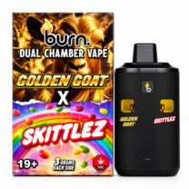 Burn Extracts Dual Chamber Disposable Vape Golden Goat + Skittlez (+ Gram) ()