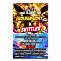 Burn Extracts Dual Chamber Disposable Vape Golden Goat + Skittlez (+ Gram)