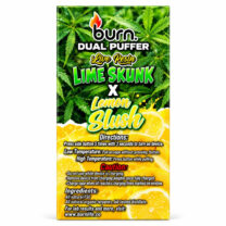 Burn Extracts – Dual Puffer – Live Resin Lime Skunk x Lemon Slush ( Grams + Gram)