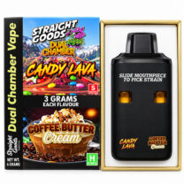 Straight Goods – Dual Chamber Vape – Candy Lava x Coffee Butter Cream ( Grams + Grams) ()