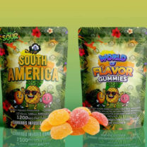 Sky High Edibles World of Flavor Gummies South America (mg THC) ()