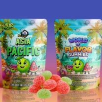 Buy Sky High Edibles - World of Flavor Gummies - Asia Pacific (1200mg THC) at Kush Station Online Shop