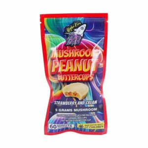 Buy Higher Fire Extracts - Mushroom Peanut Butter Chocolate Cups - Strawberry & Cream 5000MG at Kush Station Online Shop