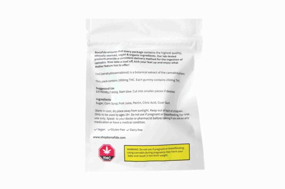 Bonafide – Watermelon Space Stars 1000MG THC - Image 3