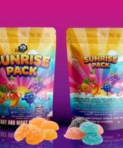 Buy Sky High Edibles - Day and Night Gummies - Sunrise Pack (900mg THC : 300mg CBD) at Kush Station Online Shop