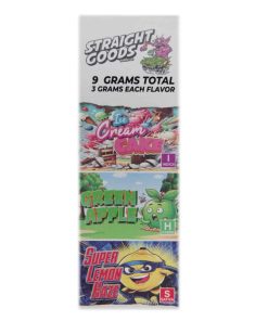 Alternative view of Straight Goods - Triple Chamber Vape - Ice Cream Cake + Green Apple + Super Lemon Haze (3 Grams + 3 Grams + 3 Gram)