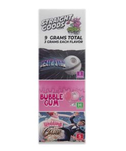 Alternative view of Straight Goods - Triple Chamber Vape - Death Star + Bubble Gum + Wedding Cake (3 Grams + 3 Grams + 3 Gram)