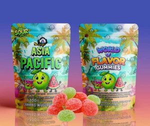 Buy Sky High Edibles - World of Flavor Gummies - Asia Pacific (1200mg THC) at Kush Station Online Shop