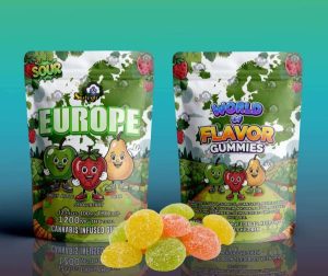 Buy Sky High Edibles - World of Flavor Gummies - Europe (1200mg THC) at Kush Station Online Shop
