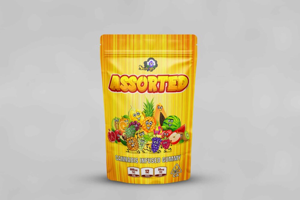Buy Sky High Edibles – Assorted Gummy 600MG THC at Kush Station Online Shop