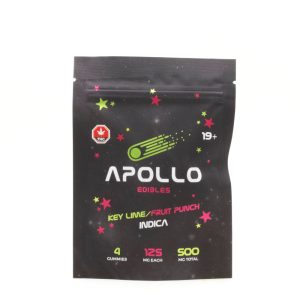 ApolloEdibles KeyLimeFruitPunch 500MG