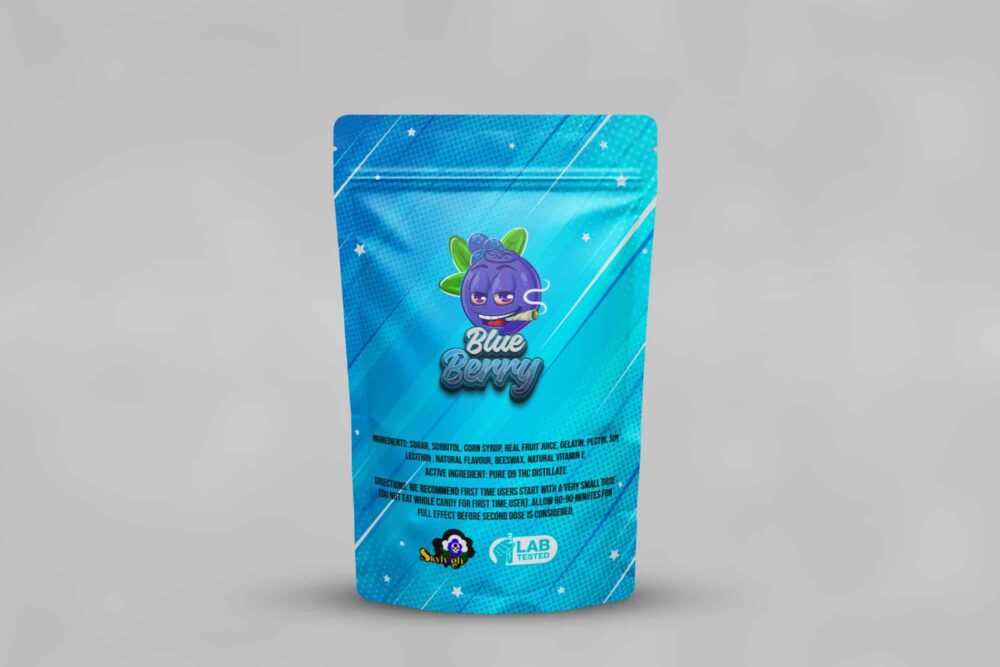 Sky High Edibles – Blueberry Gummy 600mg THC - Image 3