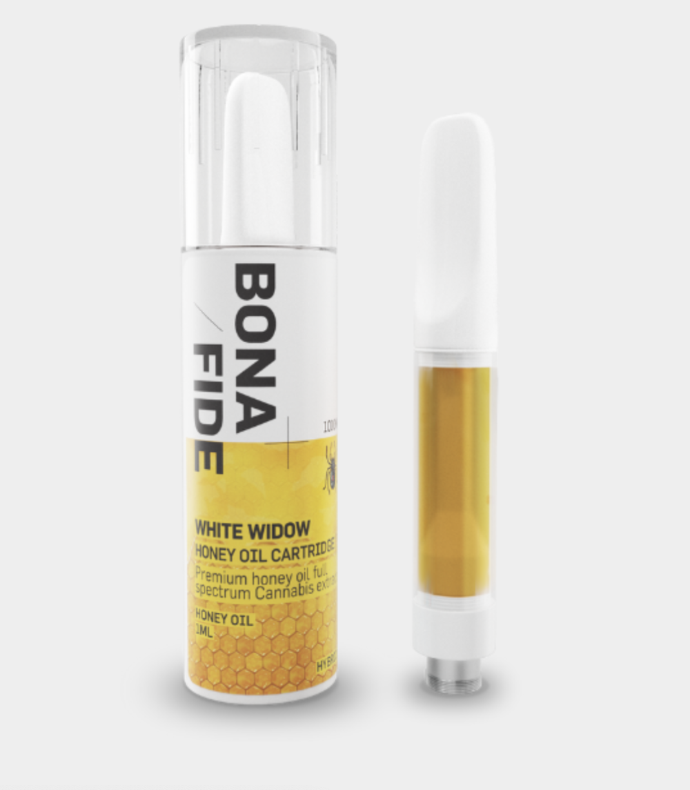 Buy Bonafide – Honey Oil Cartridge - White Widow 1ML THC at Kush Station Online Shop
