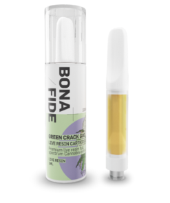 Buy Bonafide – Live Resin Cartridge - Green Crack God 1000MG THC at Kush Station Online Shop