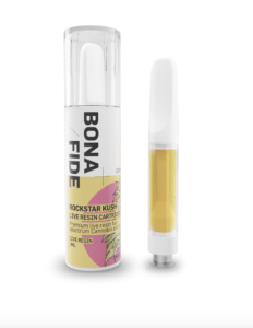 Buy Bonafide – Live Resin Cartridge - Rockstar Kush 1ML THC at Kush Station Online Shop