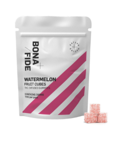 Buy Bonafide – Watermelon Fruit Cubes 300MG THC (Sativa) Online Shop