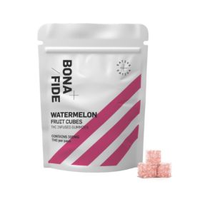 Buy Bonafide – Watermelon Fruit Cubes 300MG THC (Sativa) Online Shop