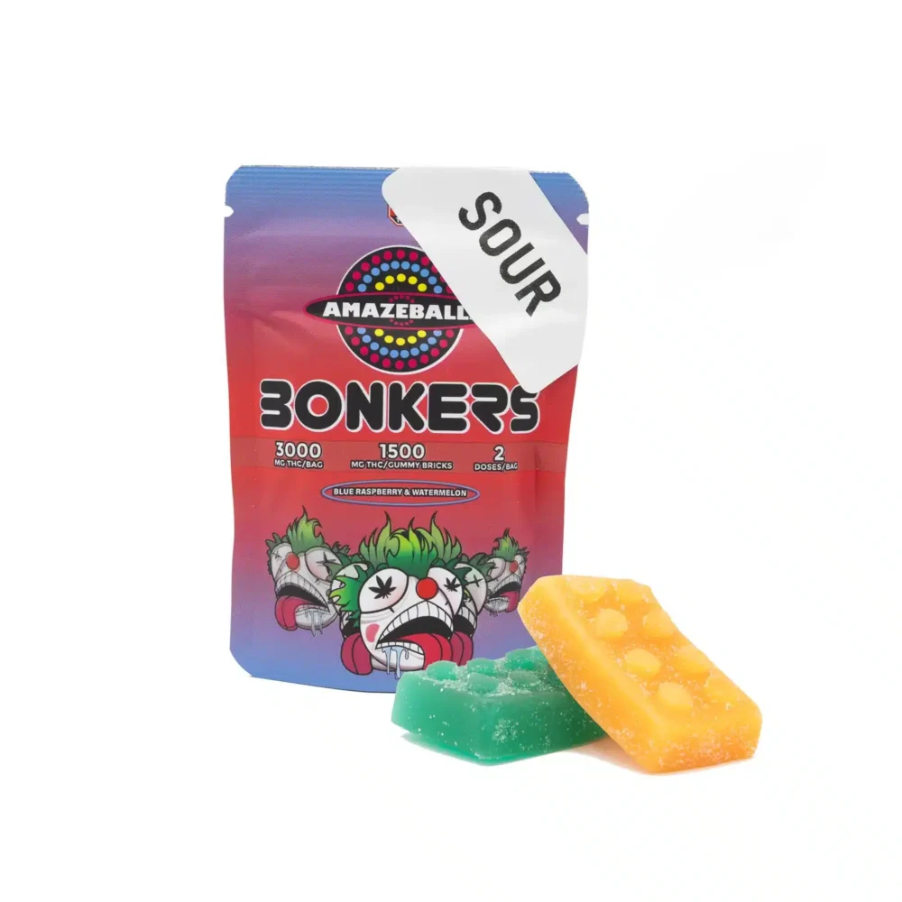 Bonkers Blue Raspberry Watermelon Sour of