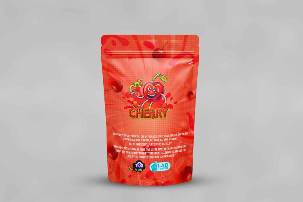 Buy Sky High Edibles – Cherry Gummy 600MG THC at Budexpress Online Shop