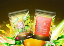Buy One Life Edibles - Citrus Blossom Gummy - 300mg THC (Sativa) at Kush Station Online Shop