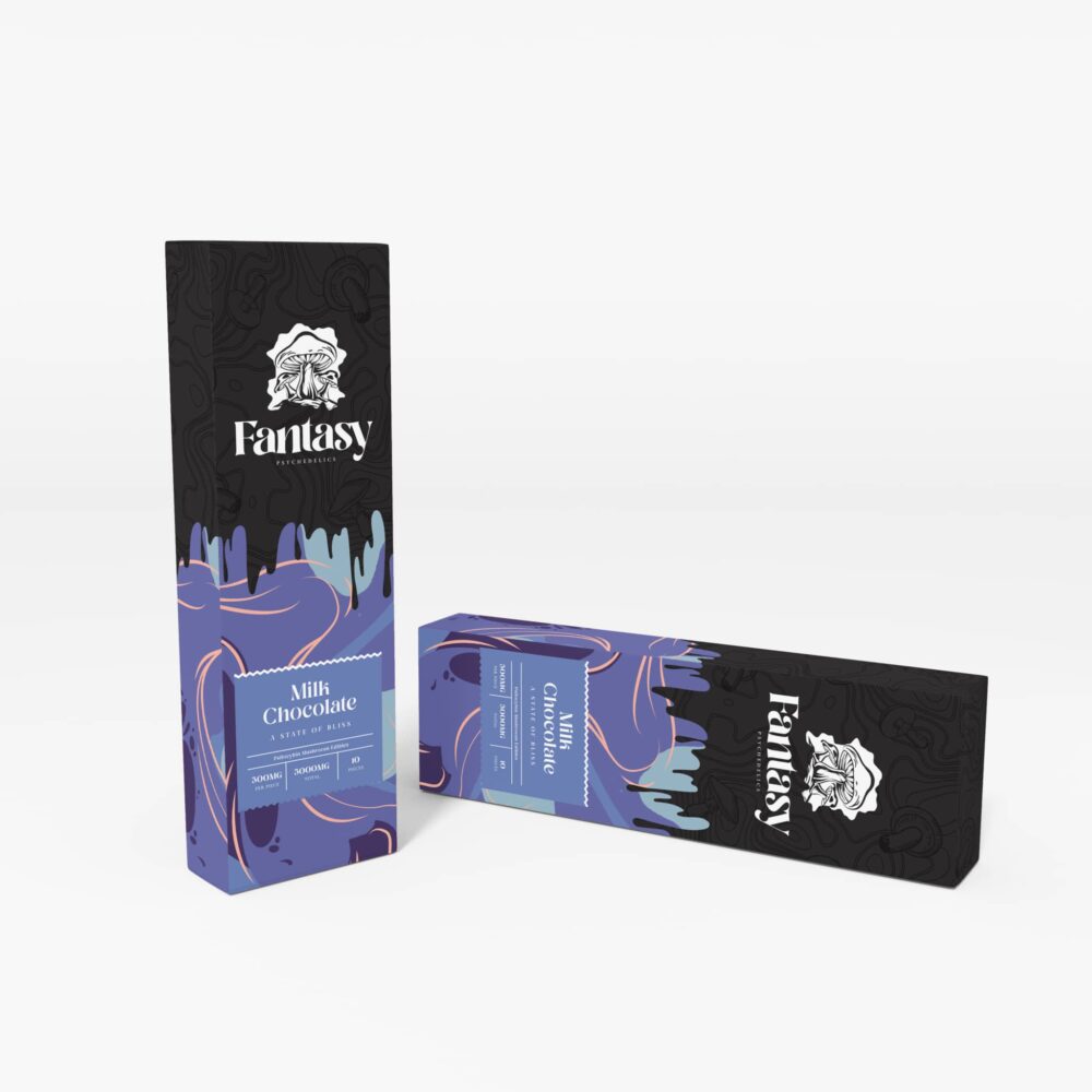 Fantasy Psychedelics Chocolate Bar MilkChocolate Mockup scaled