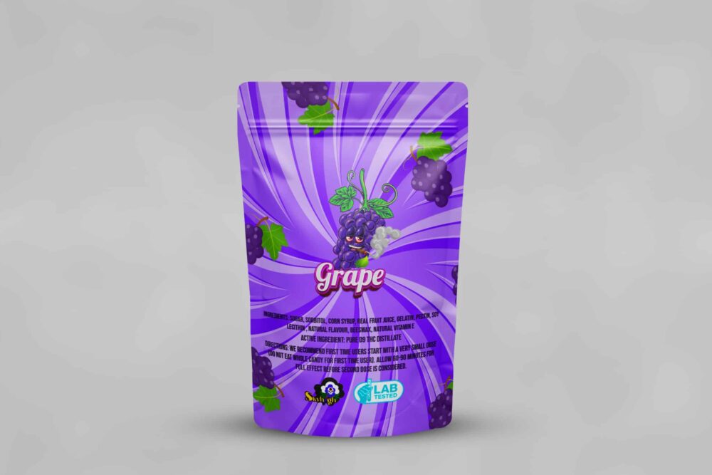 Sky High Edibles – Grape Gummy 600MG THC - Image 5