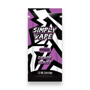 Simply Vapes – THC Cartridge Grape Runtz 1ML (Hybrid)