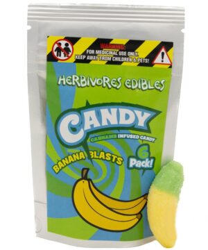 Buy Herbivores Edibles - Banana Blasts at Kush Station Online Shop