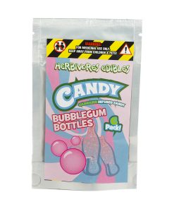 Buy Herbivores Edibles - Bubblegum Bottles at Kush Station Online Shop