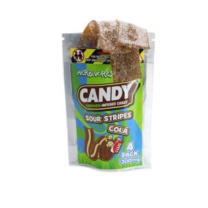 Buy Herbivores Edibles – Sour Stripes Cola at Kush Station Online Shop