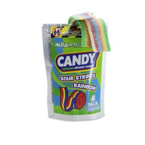Buy Herbivores Edibles – Sour Stripes Rainbow at Kush Station Online Shop