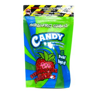 Buy Herbivores Edibles - Strawbuzzies at Kush Station Online Shop