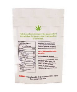 Buy High Dose Fruit Gummy - Sour Raspberry 800MG THC (Indica) Online Shop