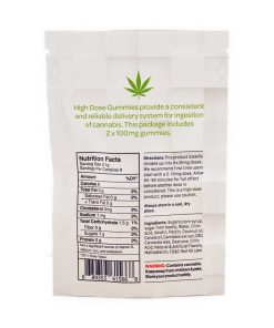 Buy High Dose Fruit Gummy - Sour Strawberry 200MG CBD Online Shop