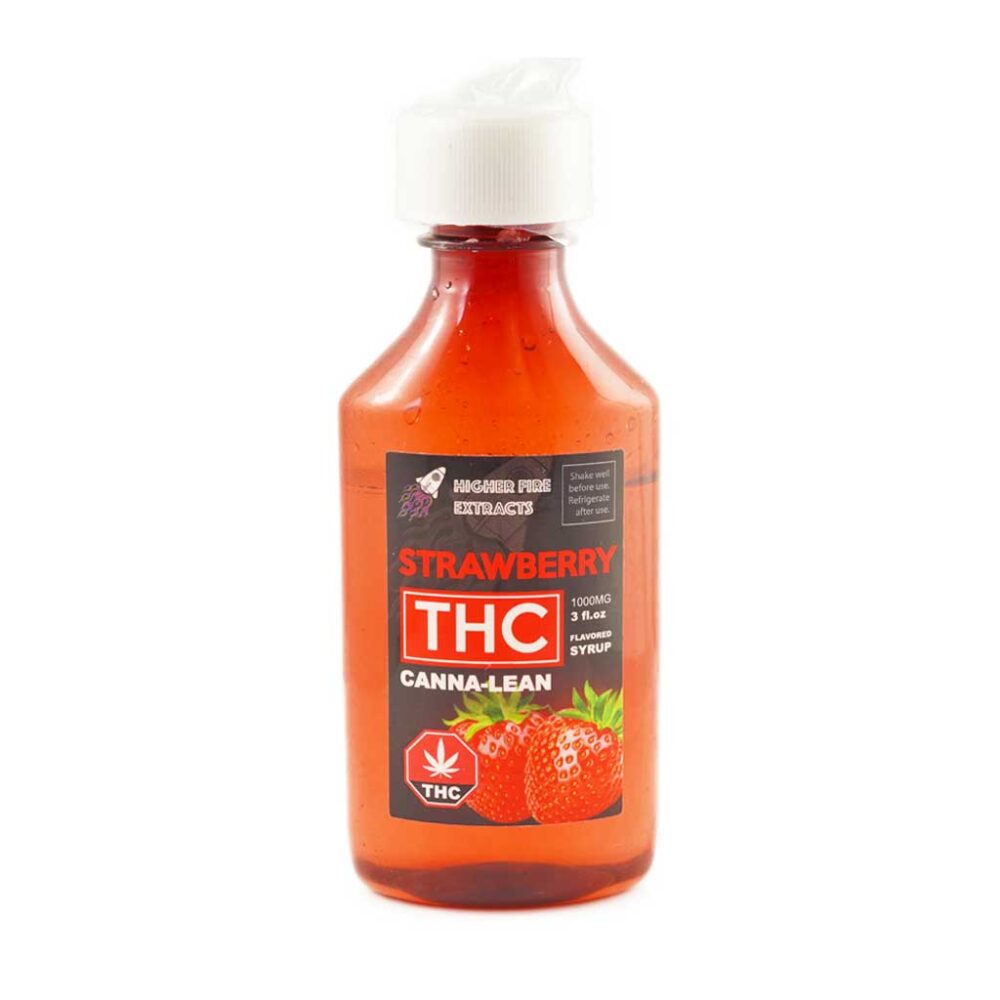 Buy Higher Fire Extracts - Strawberry Canna Lean 1000mg THC at Kush Station Online Shop